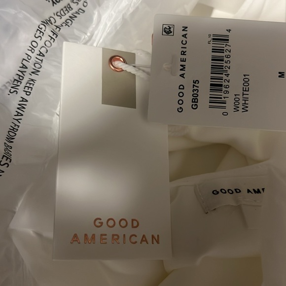 NWT Good American White Scuba Bodysuit - Picture 7 of 7